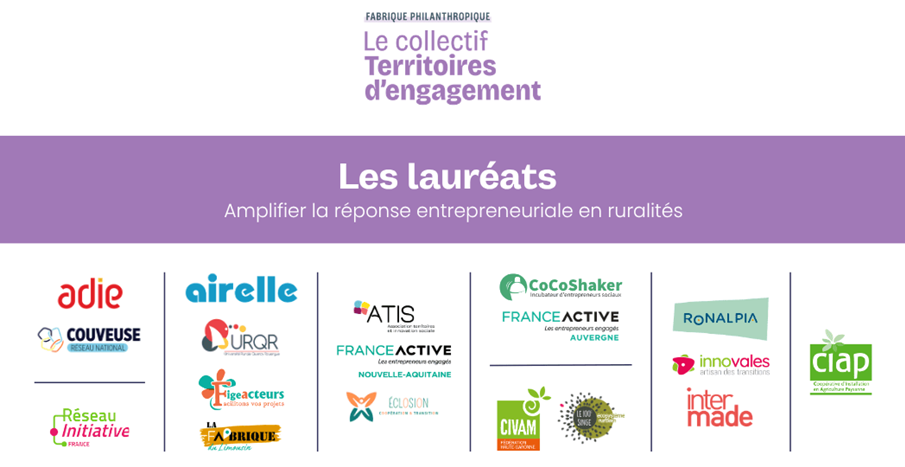 Logos de tous les lauréats
